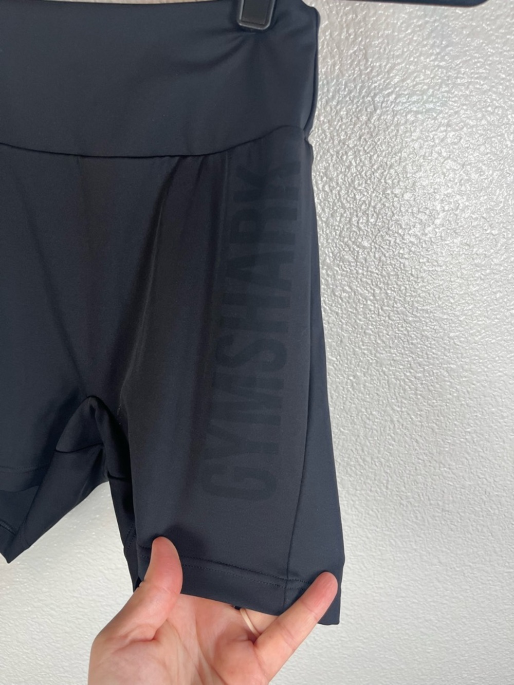 Gymshark Black High-Rise Scrunch Butt Bike Shorts Small - Picture 4 of 7